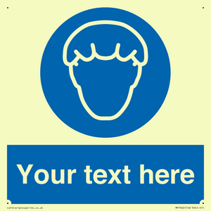 Custom Hair protection must be worn